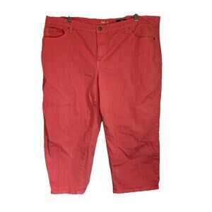 Style And Co Jean Coral‎ Summer Capri Size 20W